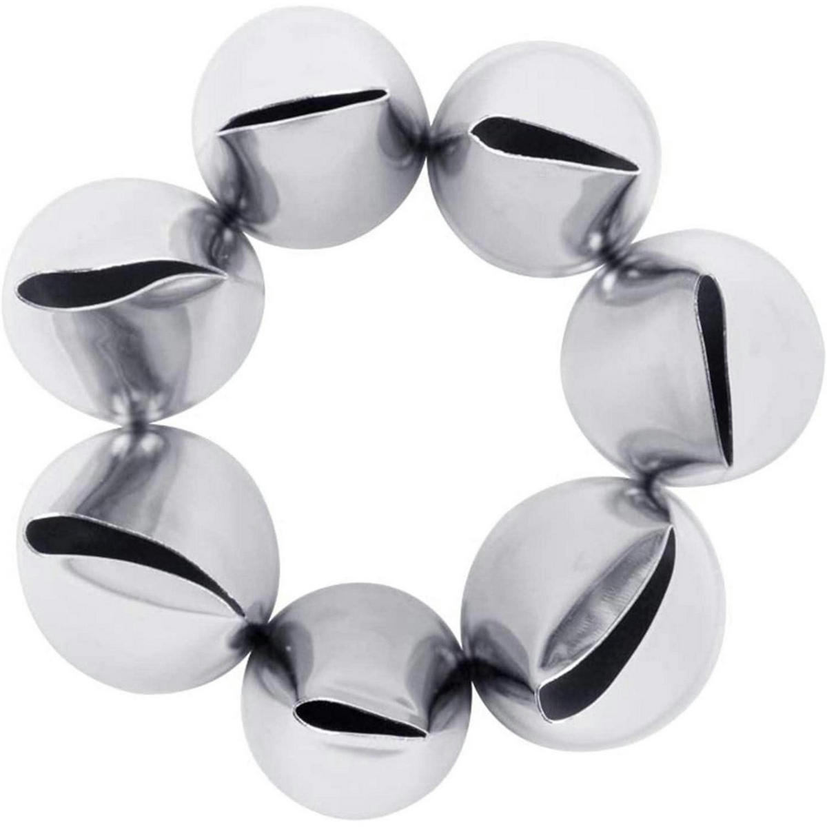 KUCHENDEKORATIONS-WERKZEUG-SET 12-teilig - Silberfarben, Metall (5/1.9/13cm)