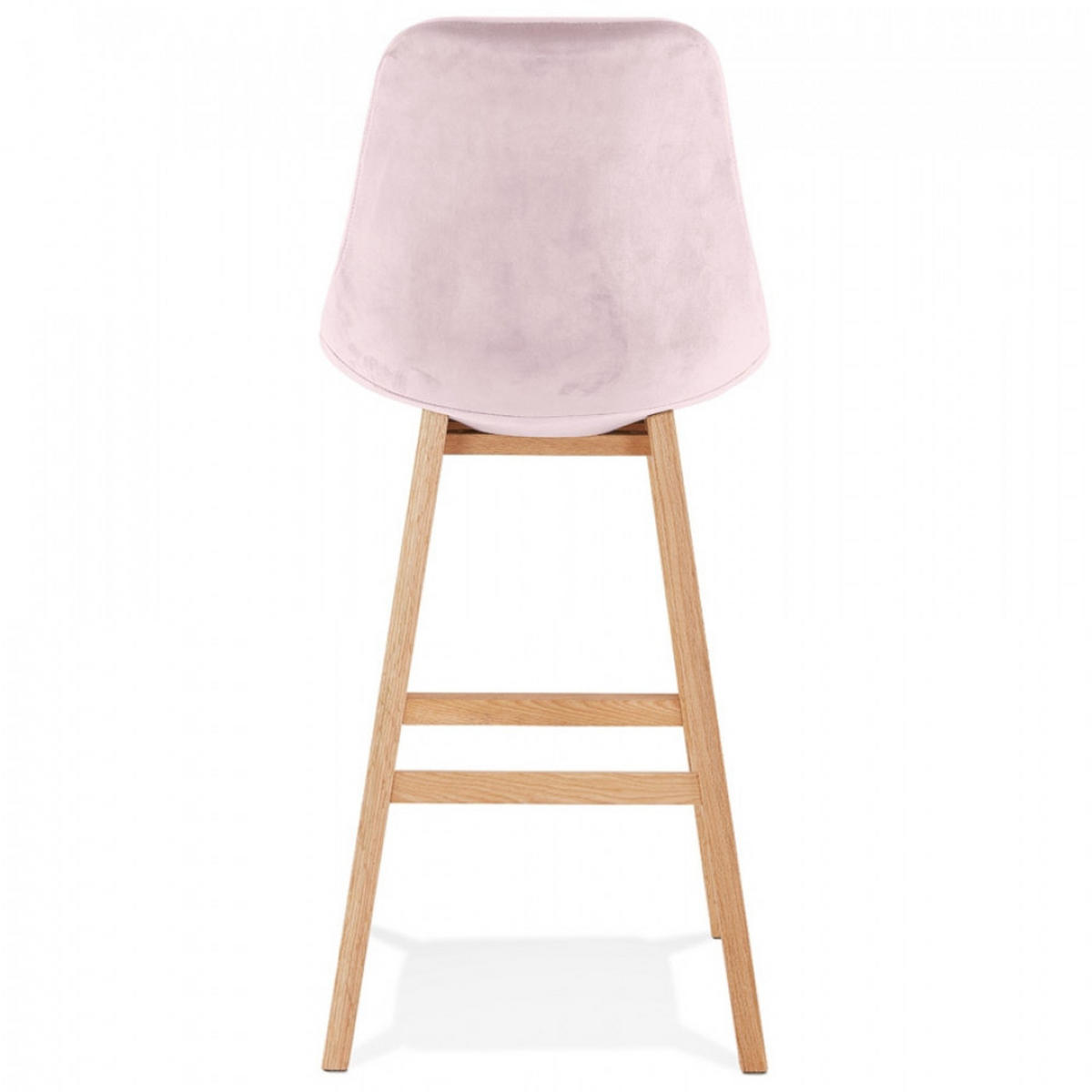 BARHOCKER Rosa 48x113x56cm - Rosa, Holz/Textil (48/113/56cm) - AlterEgo