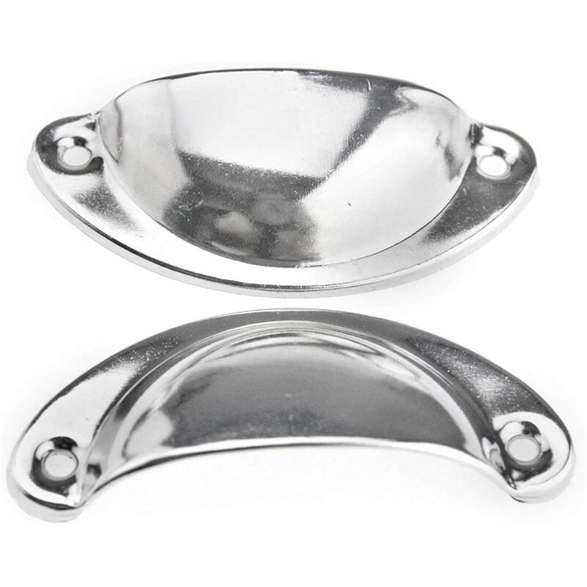 MÖBELGRIFF Silber 24er-Set - Silberfarben, Metall (3.5/3/8cm)