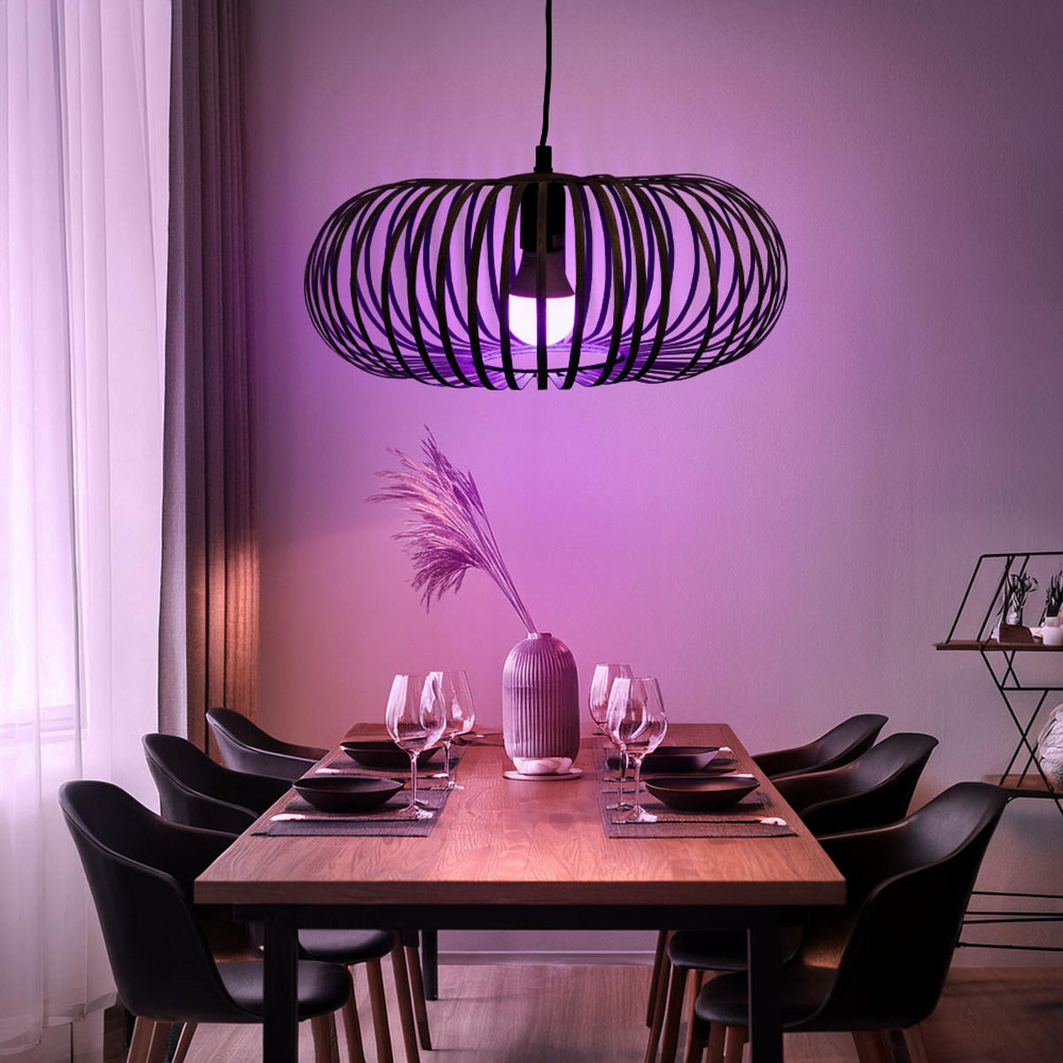 LED HÄNGELEUCHTE Johann Silber - Silberfarben, Metall (40/11.2/150cm)