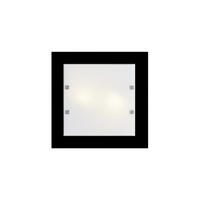 DECKENLEUCHTE - Schwarz, Metall (55/55/6cm) - Lumicom