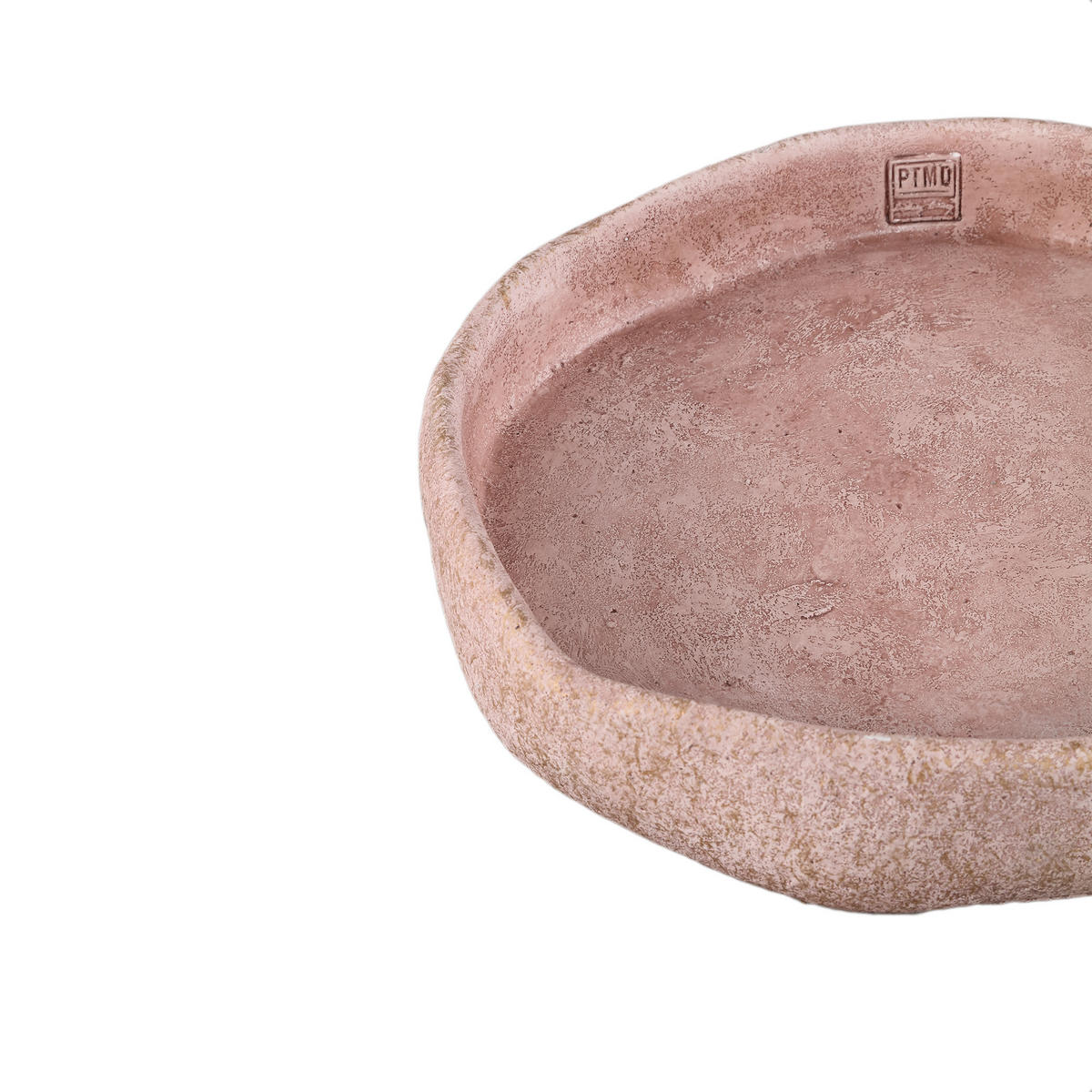 SCHALE Yadin Rosa 35/35/6cm - Pink, Stein (6cm) - PTMD Collection