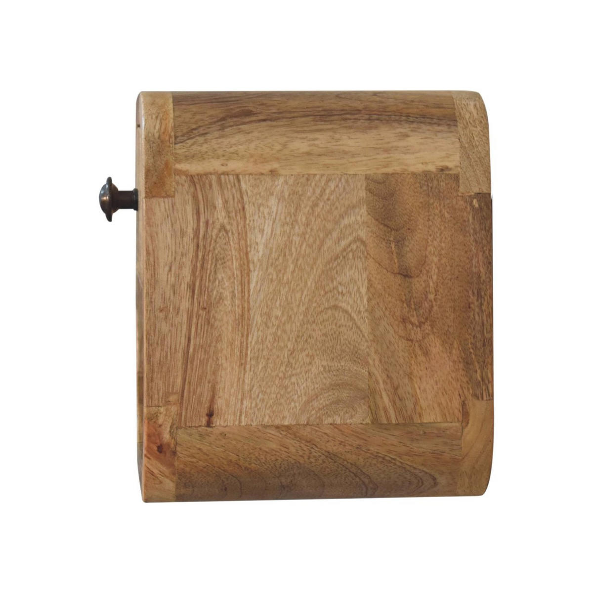 NACHTTISCH Petite - Beige/Messingfarben, Holz/Metall (20/20/17cm) - Artisan Furniture