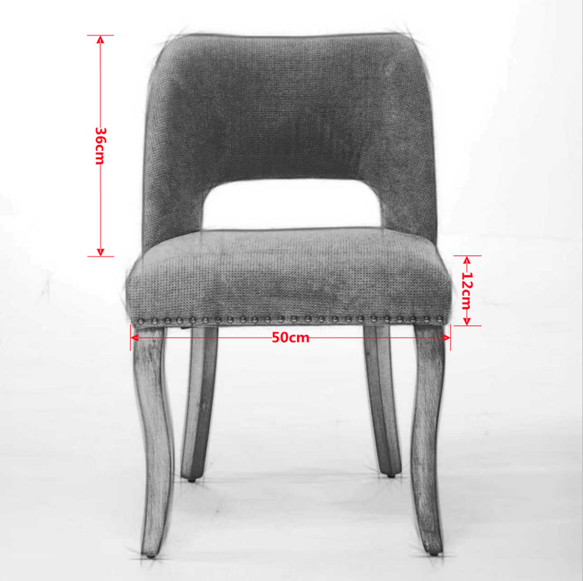 ESSZIMMERSTUHL 2er-Set Chenille Schwarz Massivholzbeine - Schwarz, Holz (51/82.5/58cm) - Meubliv
