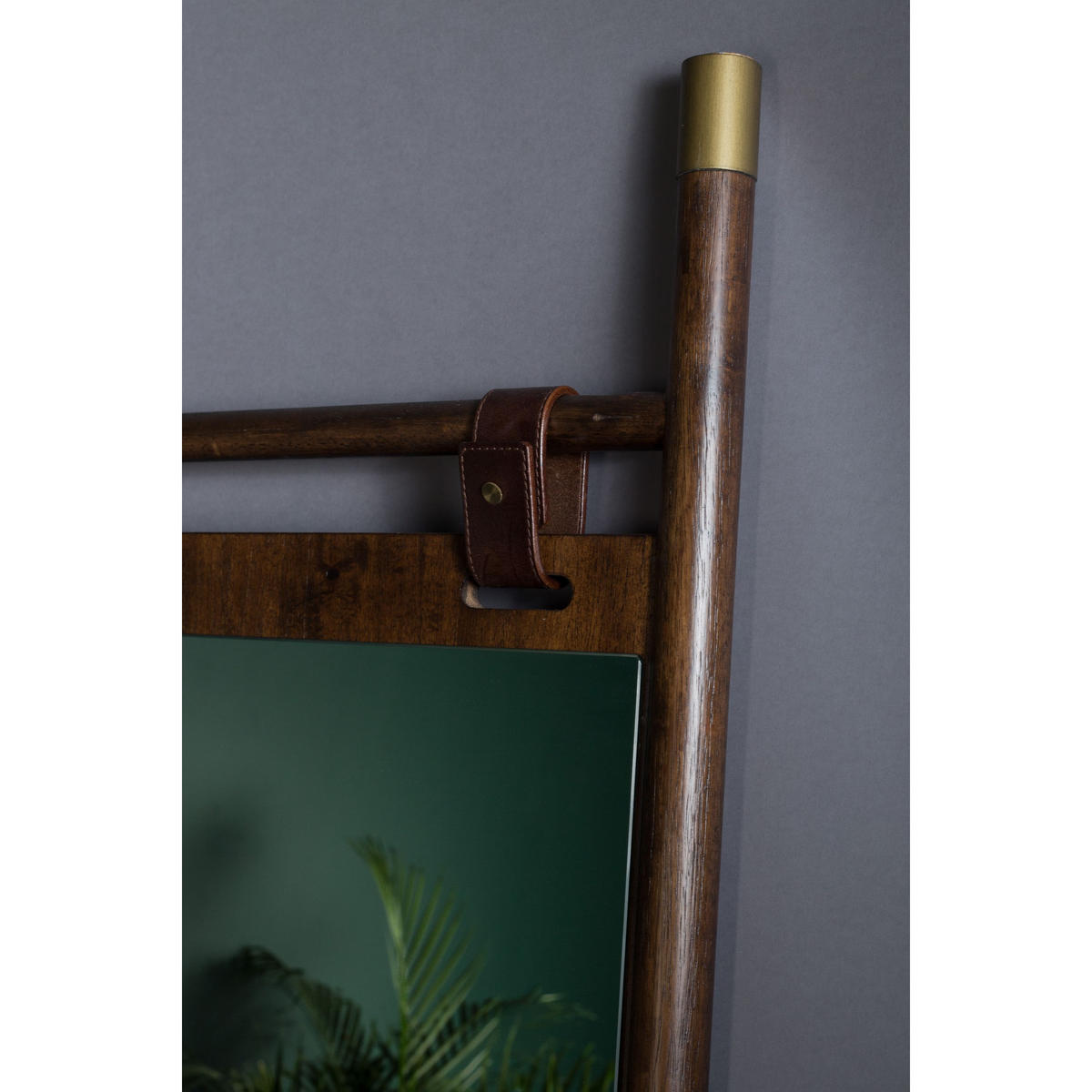 STANDSPIEGEL Riva Rechteckig 180x59,5 cm - Goldfarben, Holz (59.5/130/3.5cm) - Dutchbone