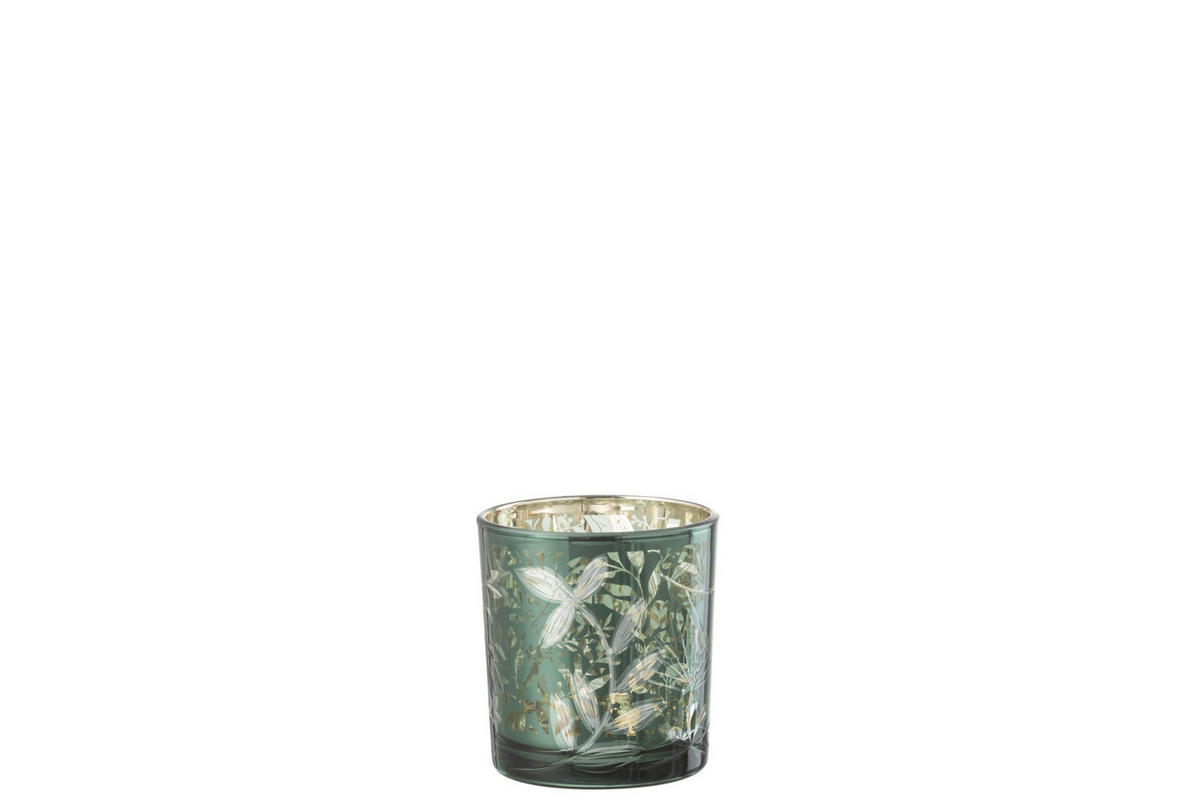 WINDLICHT Winter - Grün, Glas (7.3/8cm) - J-Line