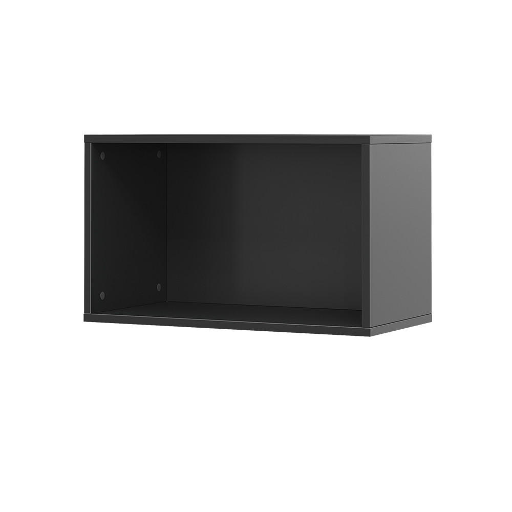 WANDREGAL Tomy Anthrazit 60 x 36 cm - Anthrazit, Holzwerkstoff (60/36/30cm) - Vicco
