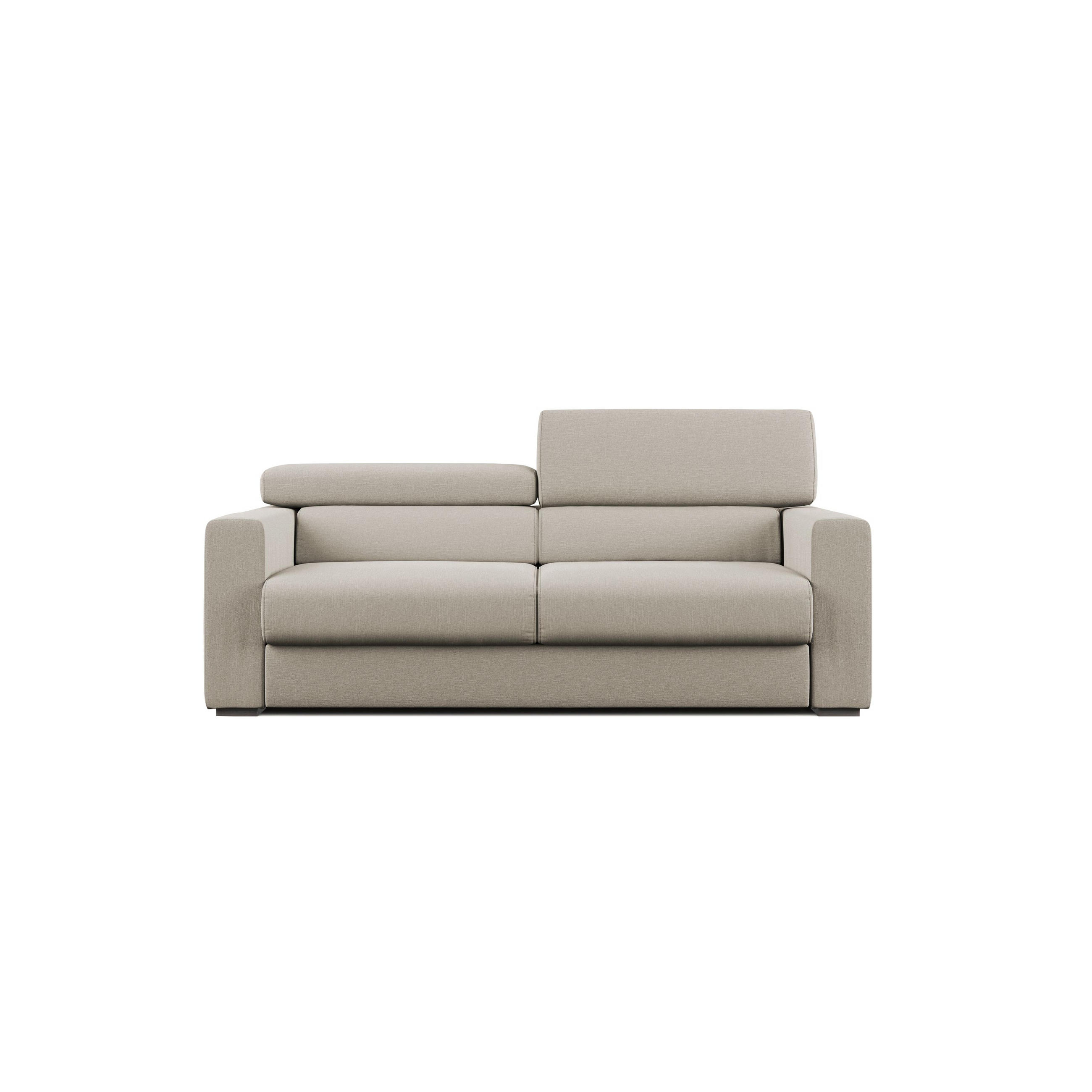 Thumbnail - Divani.store Linearsofa, Creme, Textil, 188x89x100 cm, Wohnzimmer, Sofas & Couches, Sofas