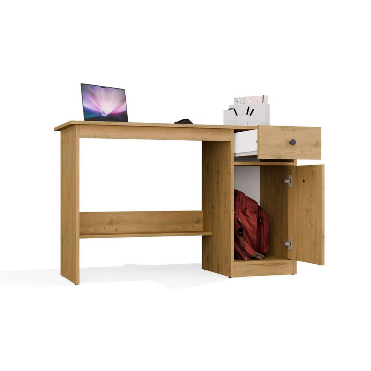 SCHREIBTISCH Artisan Eiche 120/75/45 - Eiche Artisan, Holzwerkstoff (45/120/75cm) - RAUMHIRSCH FURNITURE