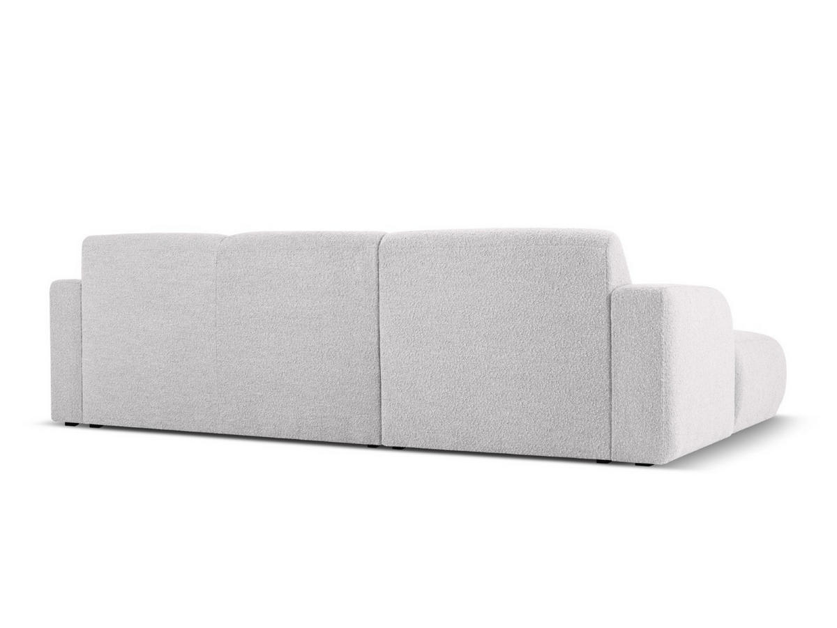 ECKSOFA links Molino aus Boucle hellgrau 4 Sitzplätze - Hellgrau, Textil (170/250cm) - Micadoni