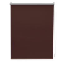 THERMO-ROLLO KLEMMFIX, OHNE BOHREN, VERDUNKELUNG - Braun, Kunststoff (40/150cm) - Lichtblick Original