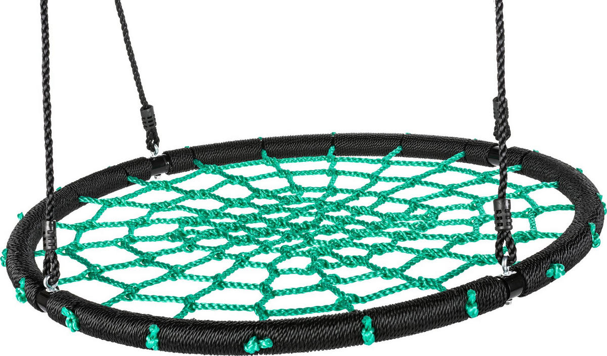 NESTSCHAUKEL 100 cm Durchmesser, bis 150 kg - Grün, Textil (100/100cm) - Outtec