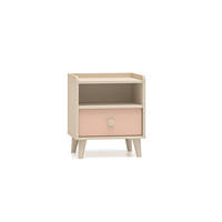 NACHTTISCH MEVEL Rosa 45x36x52 cm - Pink, Holzwerkstoff (45/52/36cm) - FURNLUX