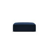 POUF Kaelle aus Samt königsblau - Blau, Textil (80/38/100cm) - Micadoni
