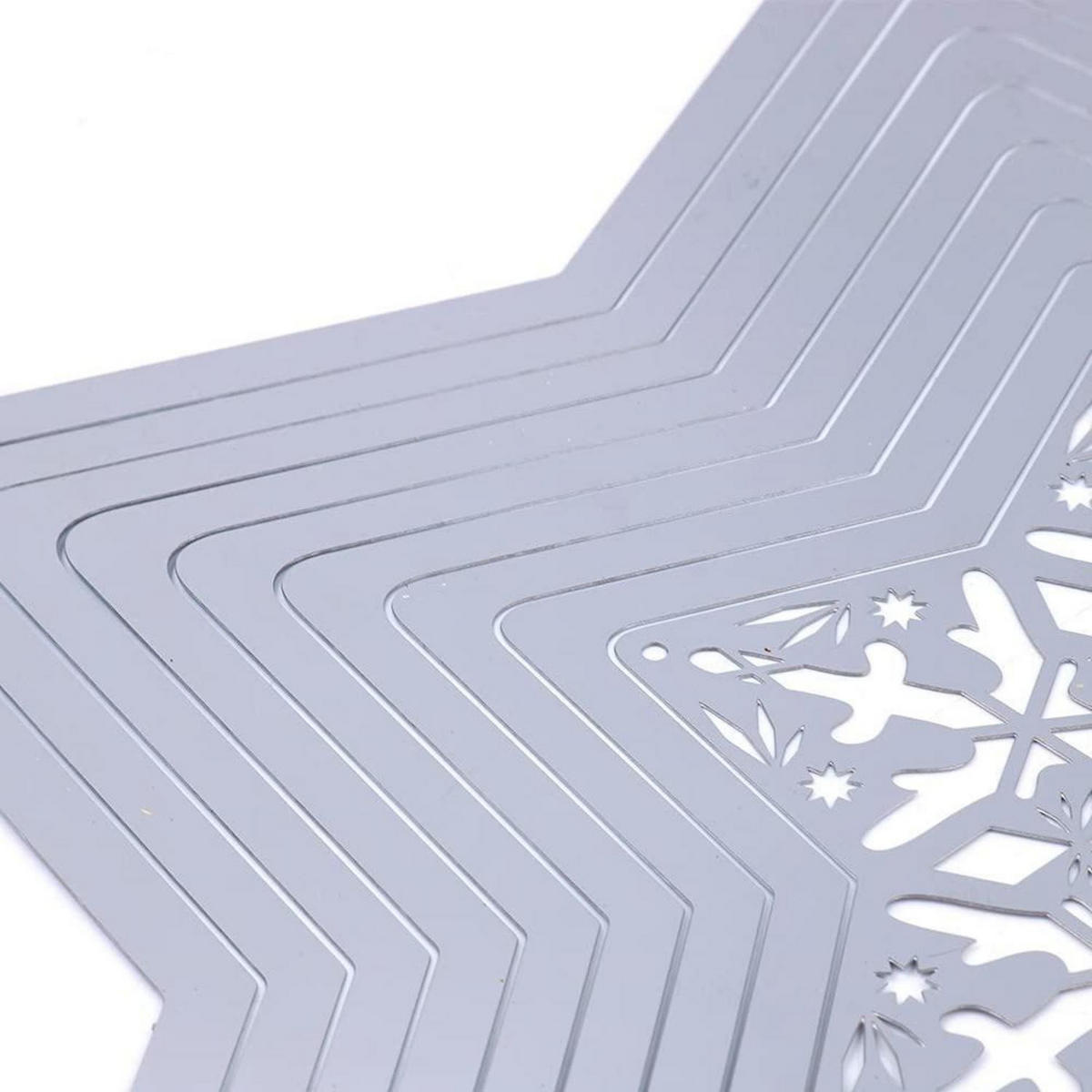 WINDSPIEL Metall 3D-rotierend Edelstahl - Blau, Metall (30/30/30cm)