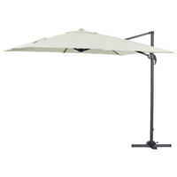 SONNENSCHIRM sun 3 Ekru - Beige, Metall (300/300cm) - Habitat Garten