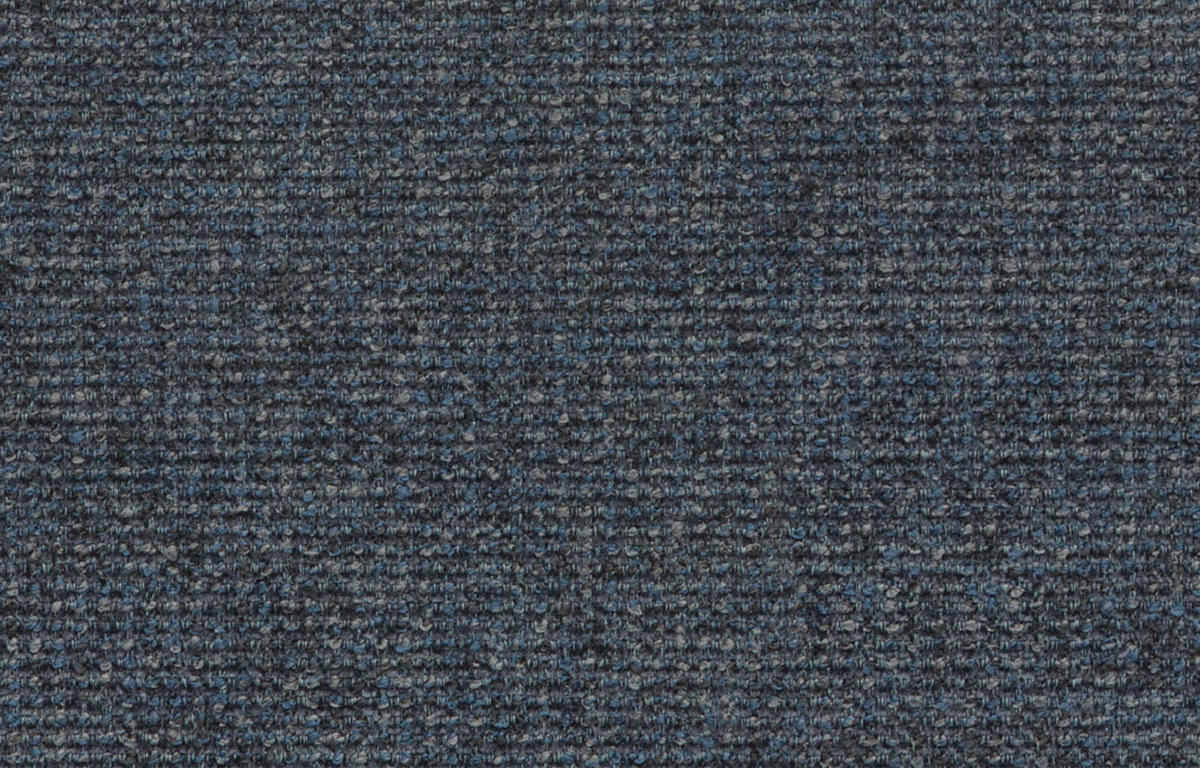 SOFA FIERO 2-Sitzer, dunkelblau - Schwarz/Dunkelblau, Holzwerkstoff/Textil (170/82/103cm) - Courtois Laville