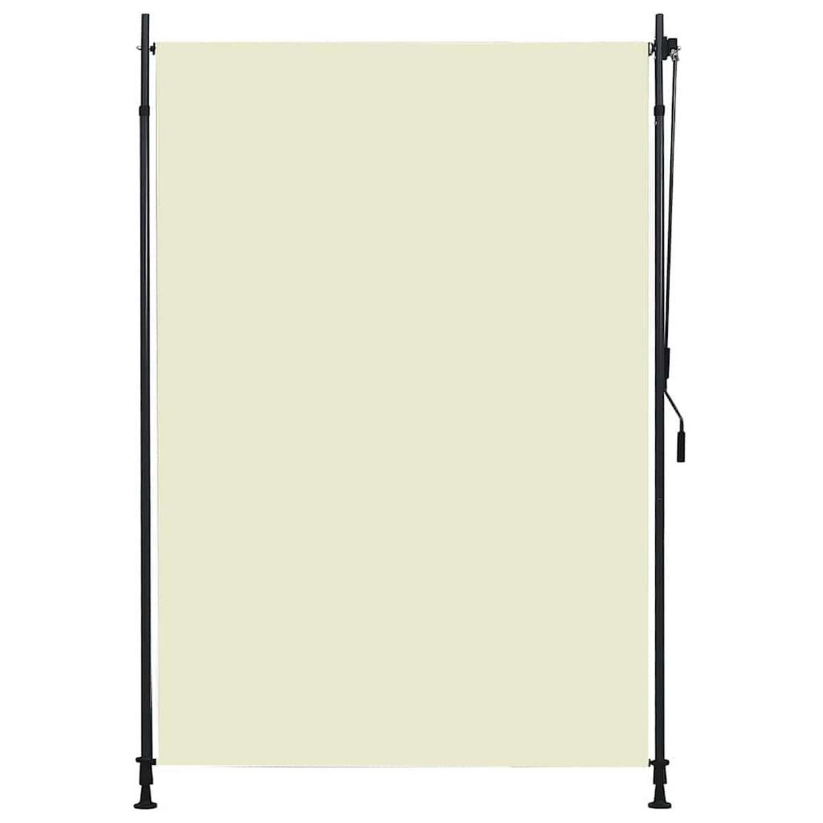 AUSSENROLLO 150 x 270 cm Creme - Creme, Textil (150/270/270cm) - furnicato