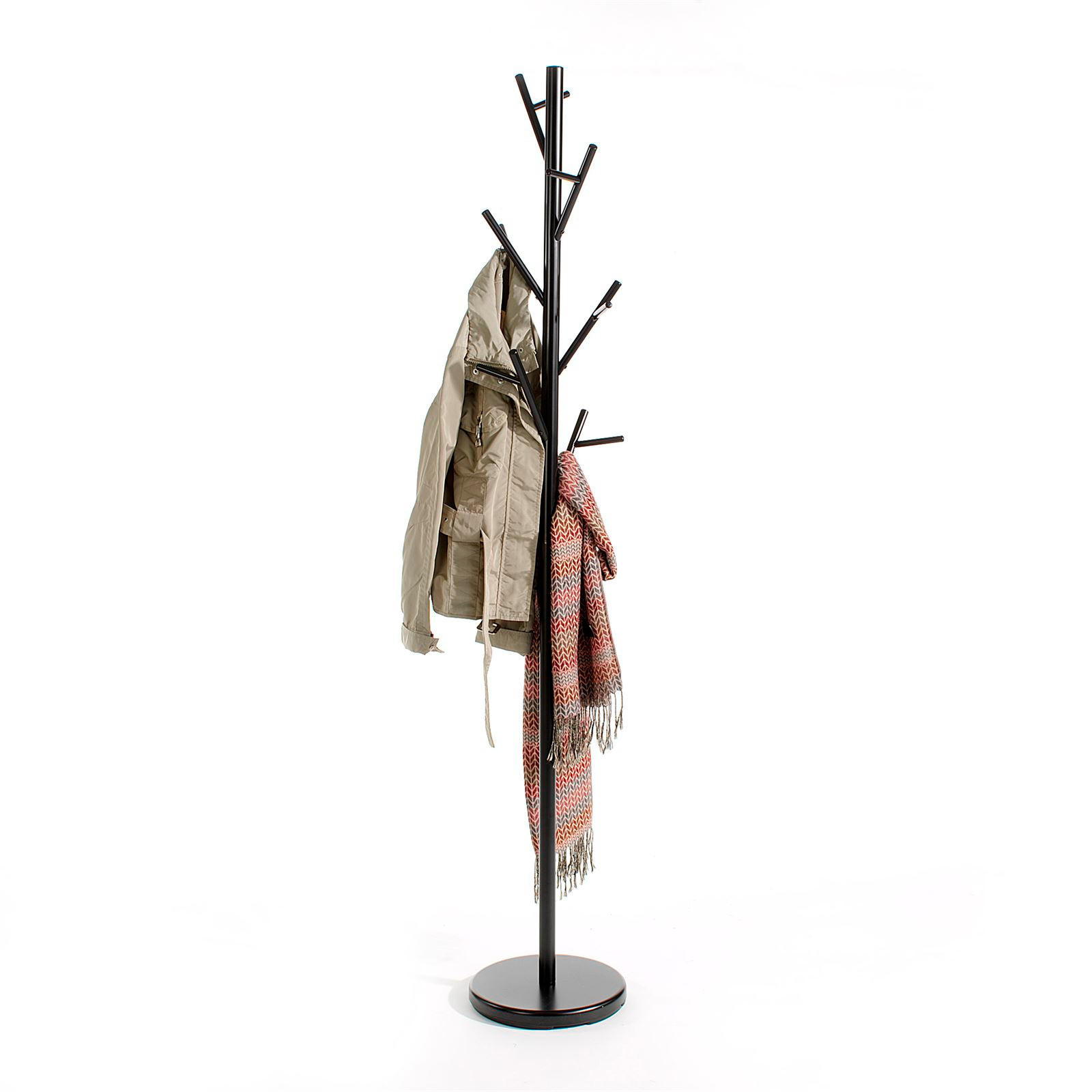 KLEIDERSTÄNDER ZENO - Schwarz, Metall (30/177/30cm) - IDIMEX