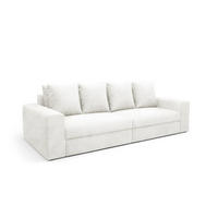 SOFA Paola 3 Sitzplätze Weiß - Weiß, Holz (272/86/120cm) - Petits-meubles