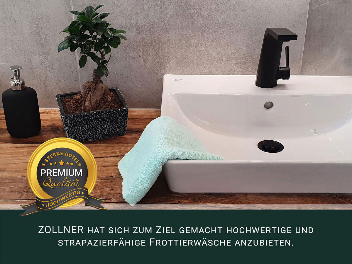 GÄSTETÜCHER, 10er-Set, 30x50 cm, 100% Baumwolle, Grün - Grün, Textil (30/50cm) - Zollner