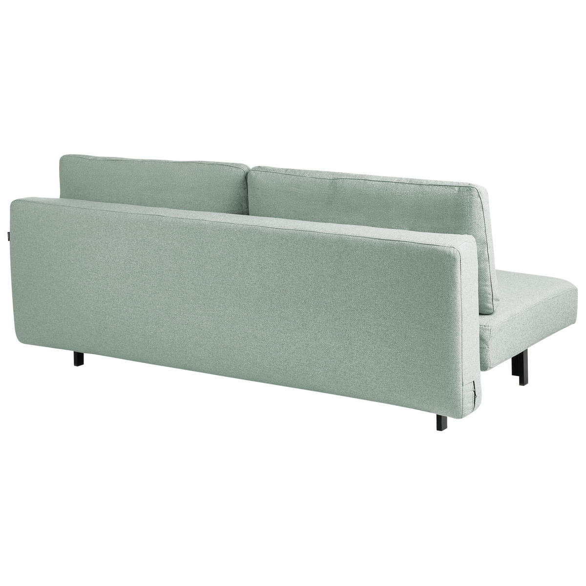 SCHLAFSOFA 3-Sitzer Stoff Hellgrün Roykka - Hellgrün, Textil (201/84/94cm) - Beliani