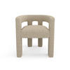 ESSZIMMERSTUHL Bouclé-Stoff Taupe 66cm - Taupe, Textil (66/68/55cm) - Sia Home