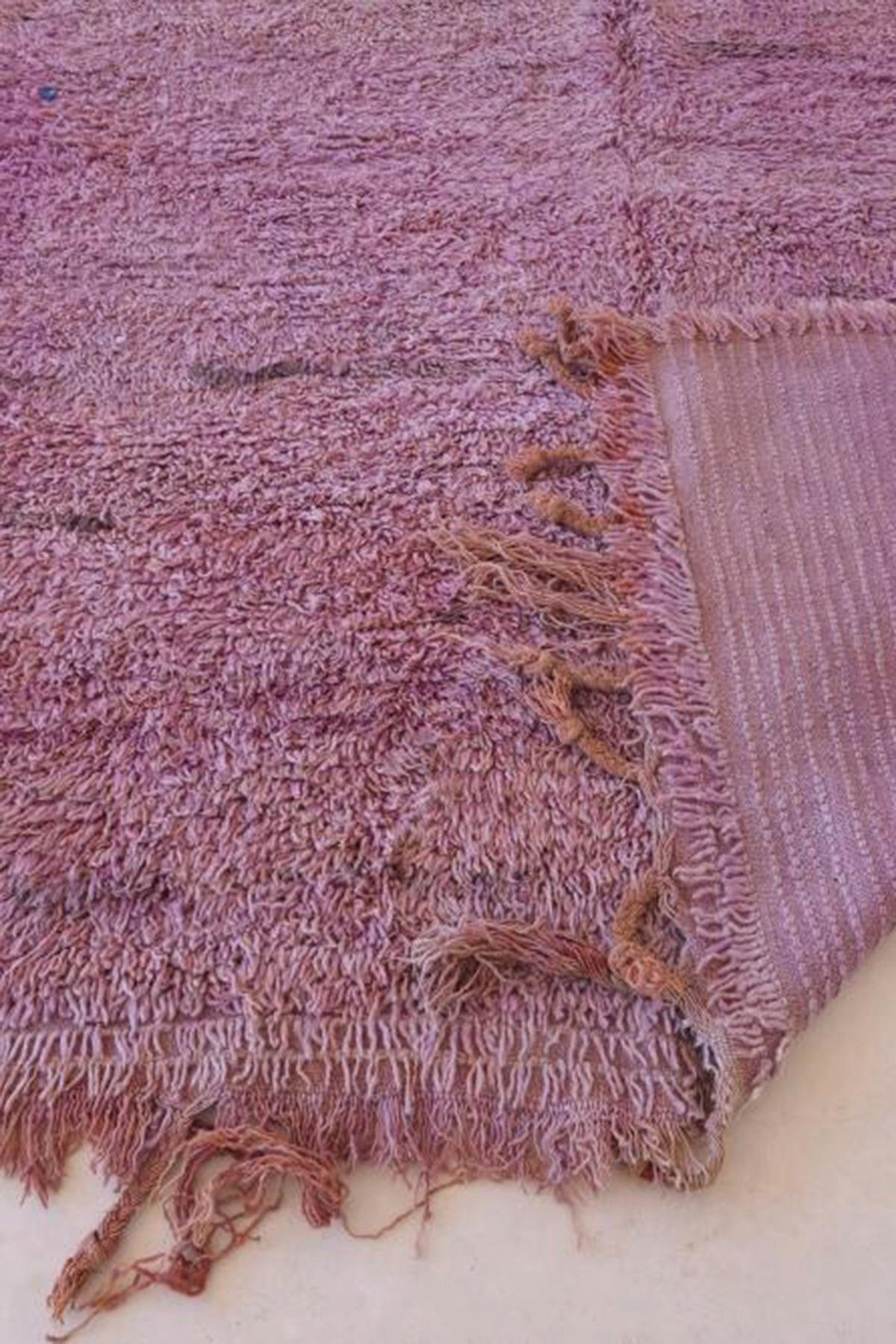 BERBERTEPPICH aus reiner Wolle 180x 340 cm - Lila, Naturmaterialien (180/340cm) - AFK Living