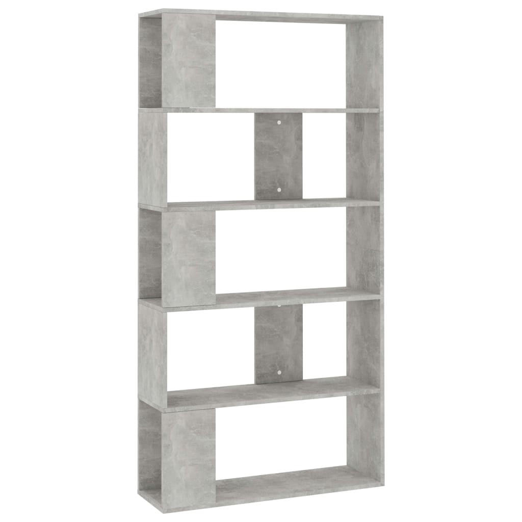 vidaXL Bücherregalmit Grau 80x159x24 cm