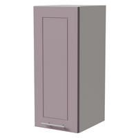 HÄNGESCHRANK Bari W2/30 RAL 4009 pastellviolett (K5) / Weiß Matt 30 / 32,5 / 72cm - Violett/Weiß, Holz/Holzwerkstoff (30/72/32.5cm) - Feldmann-Wohnen