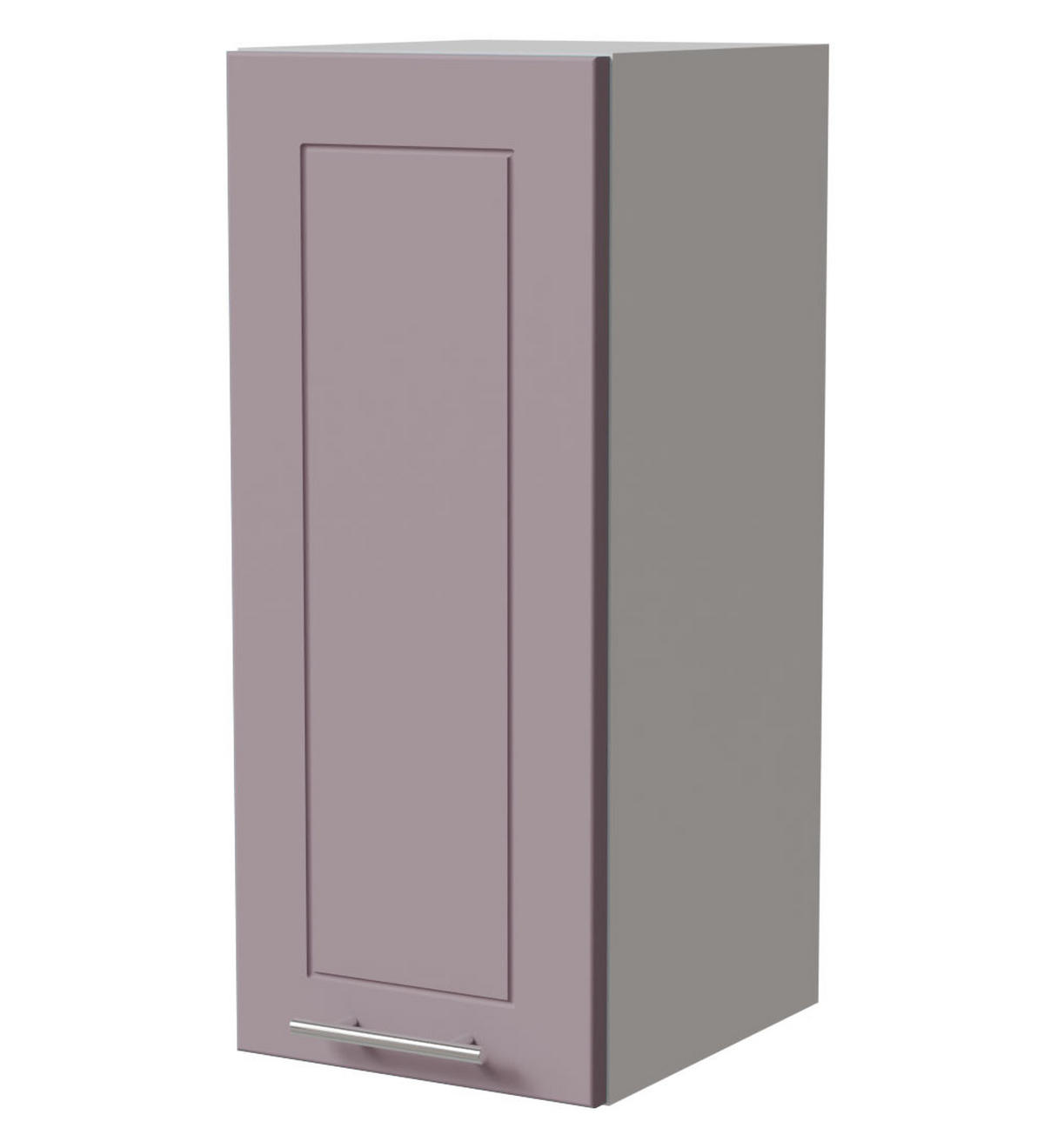 HÄNGESCHRANK Bari W2/30 RAL 4009 pastellviolett (K5) / Weiß Matt 30 / 32,5 / 72cm - Violett/Weiß, Holz/Holzwerkstoff (30/72/32.5cm) - Feldmann-Wohnen