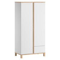 SCHRANK weiß - Weiß, Holzwerkstoff (90/184/53cm) - Petits-meubles