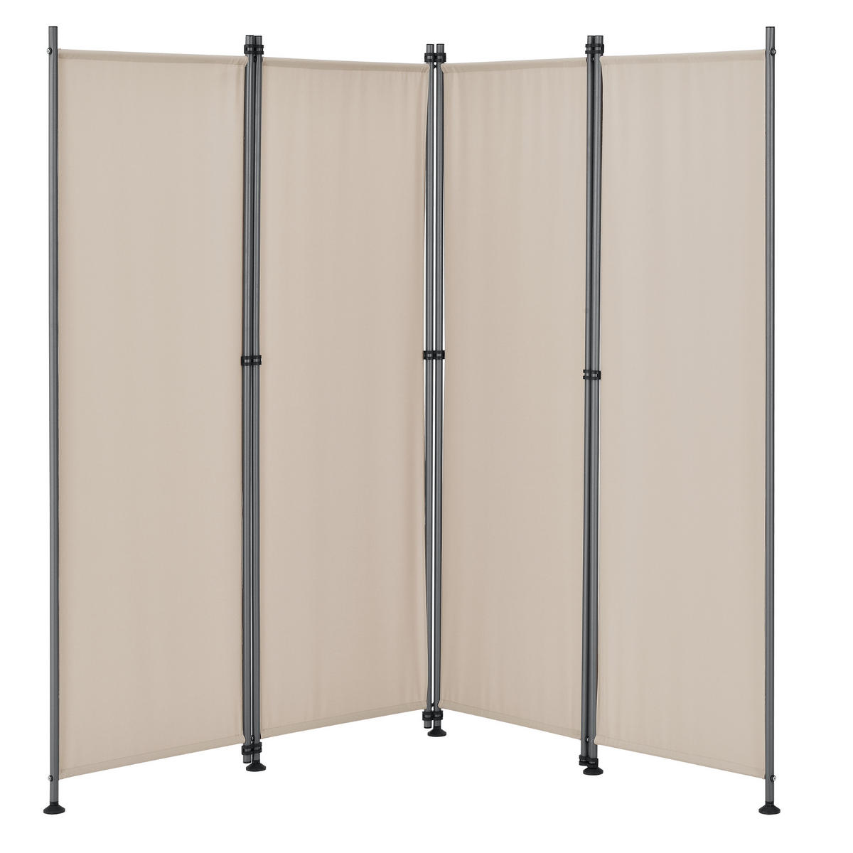 SICHTSCHUTZ Modica - Sandfarben, Textil/Metall (215/170cm) - pro.tec