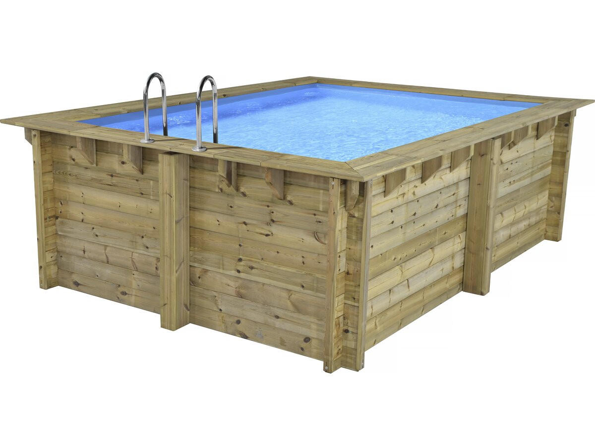 POOL AUS HOLZ maldives - Braun, Holz (3.2/3.2cm) - Habitat Garten