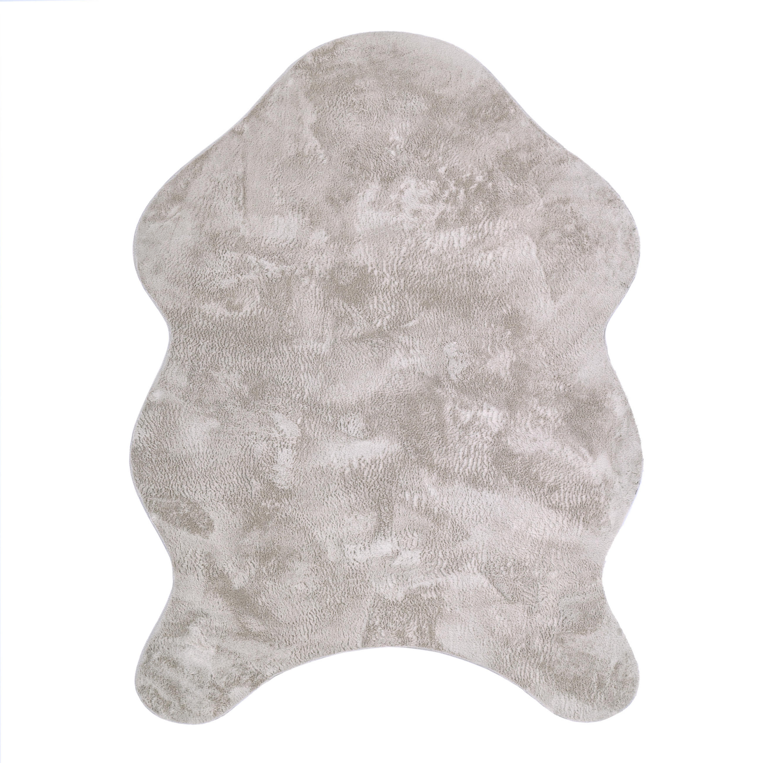 KURZFLORTEPPICH 120/160 cm Pelt 640 - Grau, Textil (120/160cm) - Paco Home