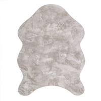 KURZFLORTEPPICH 120/160 cm Pelt 640 - Grau, Textil (120/160cm) - Paco Home