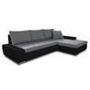 ECKSOFA Faris, Seite: Rechts - Schwarz/Grau, Holz/Textil (266/184cm) - Sofnet