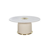 COUCHTISCH MODIG Weiß 80x80x37 cm - Weiß, Stein (80/80/37cm) - FURNLUX