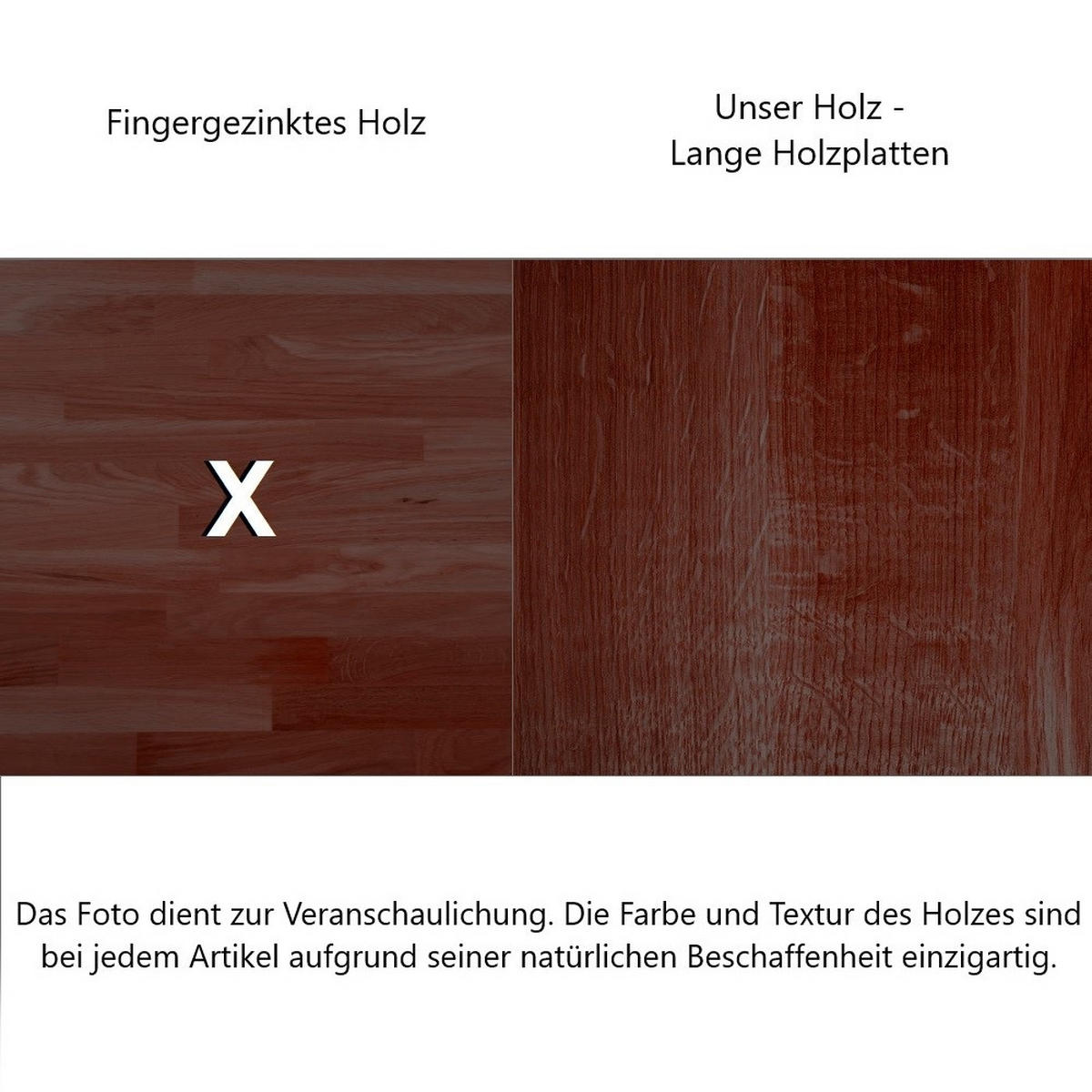 SCHWEBENDER NACHTTISCH Bo aus Eichenholz und Walnuss-Oberfläche - Braun, Holz (40/18/30cm) - WOODEK