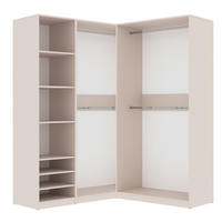KLEIDERSCHRANK OFFEN TRES Y/C CASHMERE 150-151/206/51 cm - Kaschmir, Holzwerkstoff (250/206/51cm) - Marmex Möbel