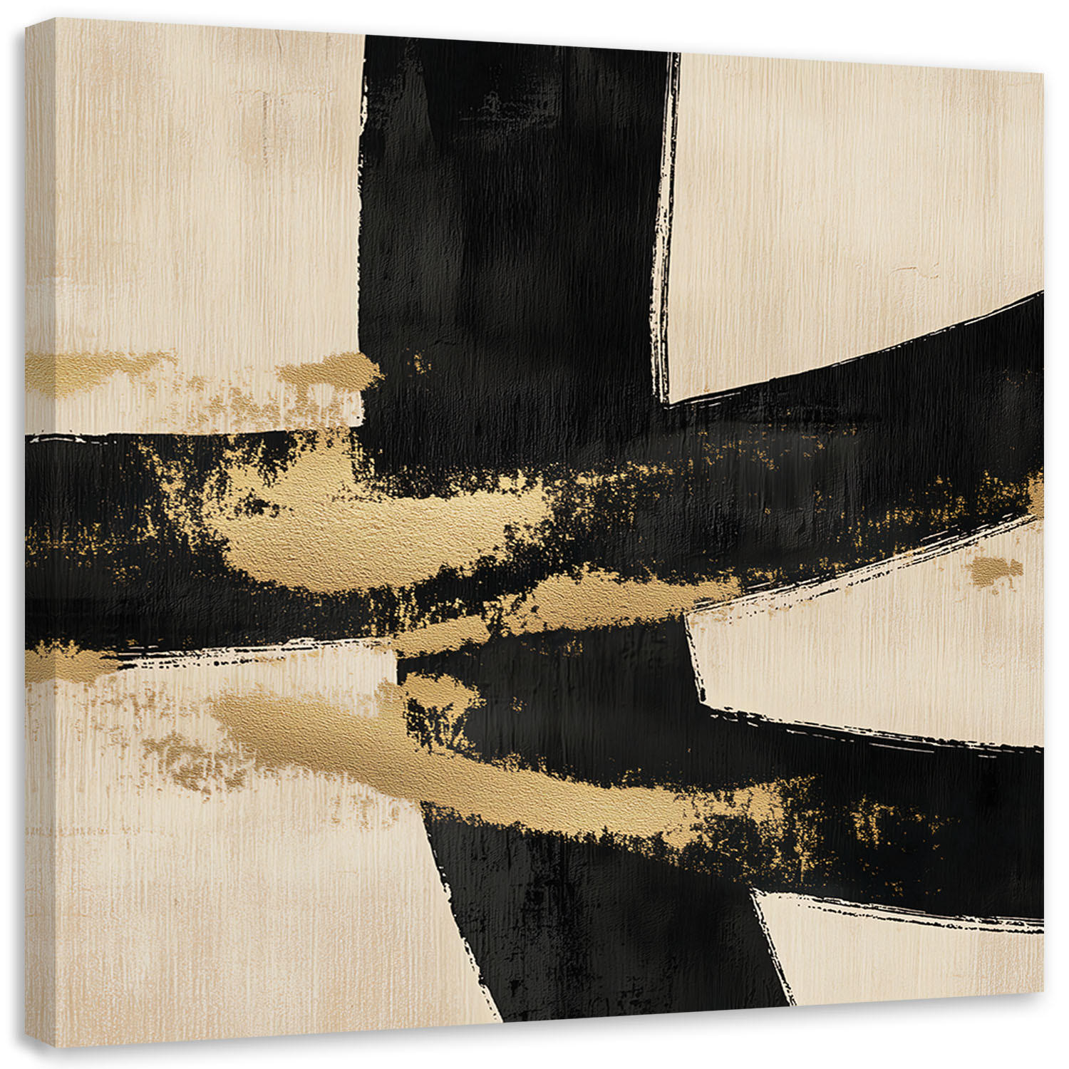 Feeby Leinwandbild Beige 40x40 cm