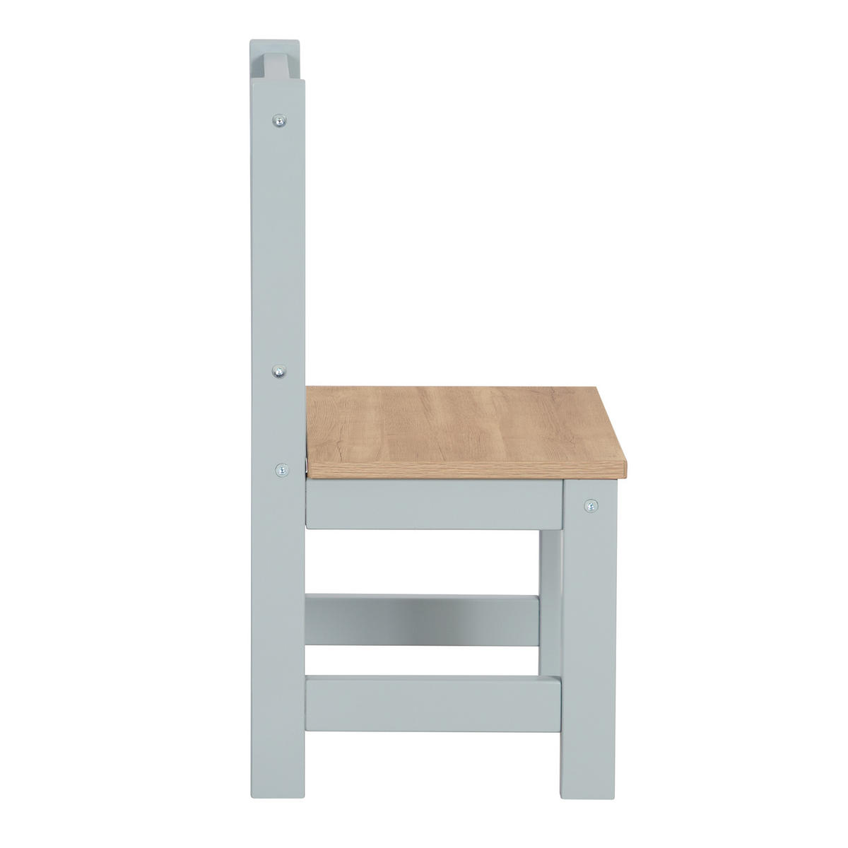 KINDERSITZGRUPPE Woody - Taupe/Sonoma Eiche, Holzwerkstoff (56/49/56cm) - Roba