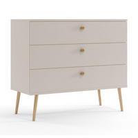 KOMMODE Kaschmir Boho Mit Schubladen - Beige, Holzwerkstoff (100/85/41cm) - Sepro Meble