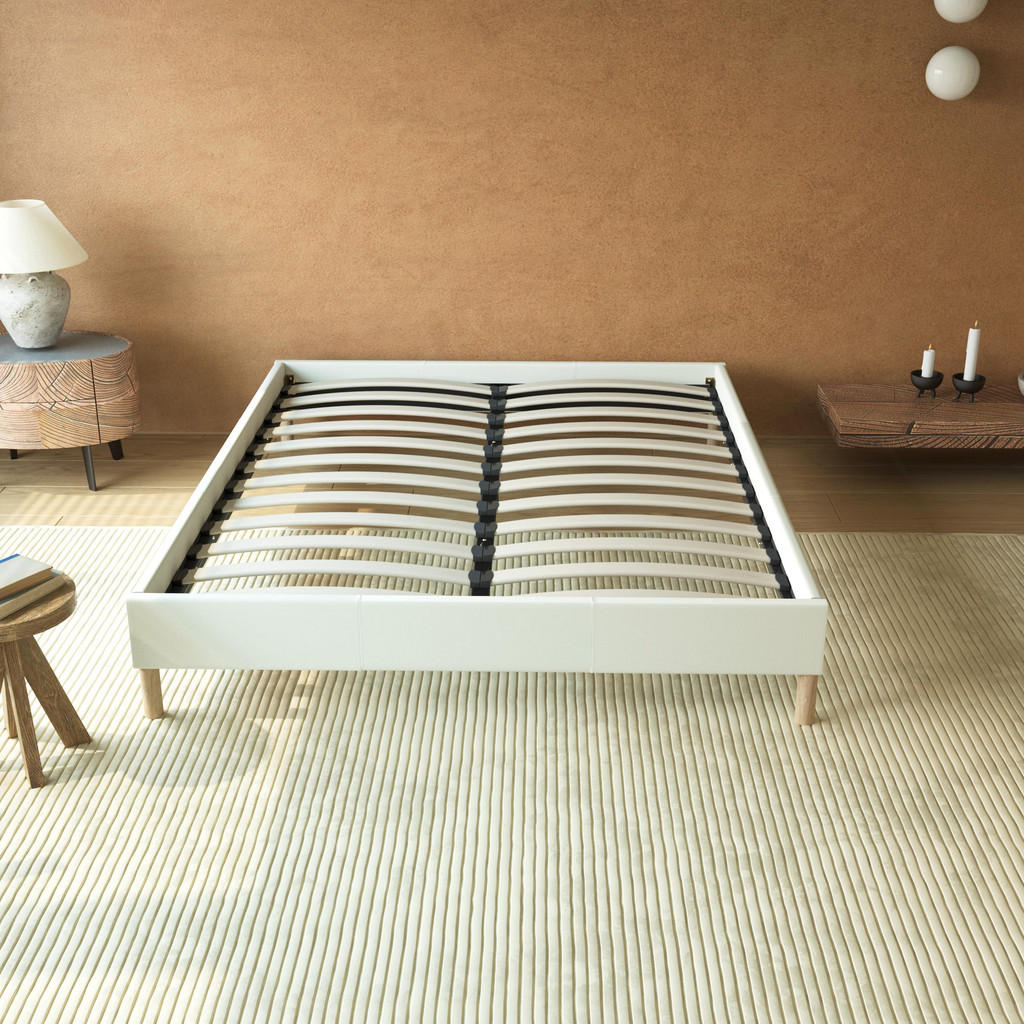 Thumbnail - November Sleep Bett, Weiß, Holz, 140x200 cm, Oeko-Tex®, Schlafzimmer, Betten