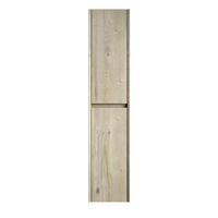 BADZIMMERSCHRANK 140 cm Off White Holzoptik - Weiß, Holzwerkstoff (24/30/140cm) - Beauniv