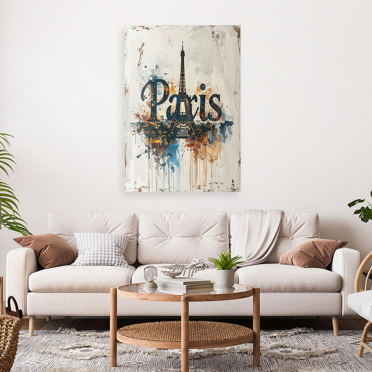 LEINWANDBILD Inschriften und Zitate 40x60cm - Beige, Textil (40/60cm) - Feeby