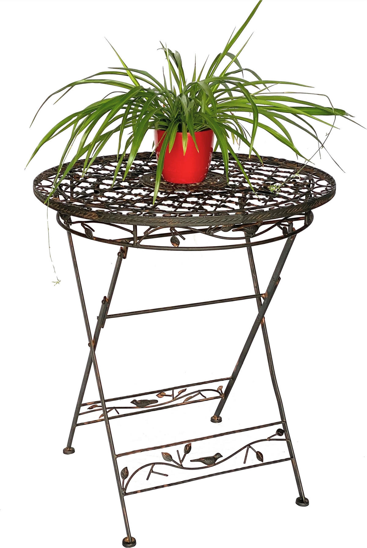TISCH Bistrotisch Avis Rund 70 cm 1850 - Braun, Metall (70/70/75cm) - DanDiBo