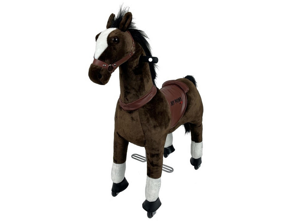 REITPFERD Nella dunkelbraun Größe M - Dunkelbraun, Kunststoff (85/33/105cm) - TPFLiving