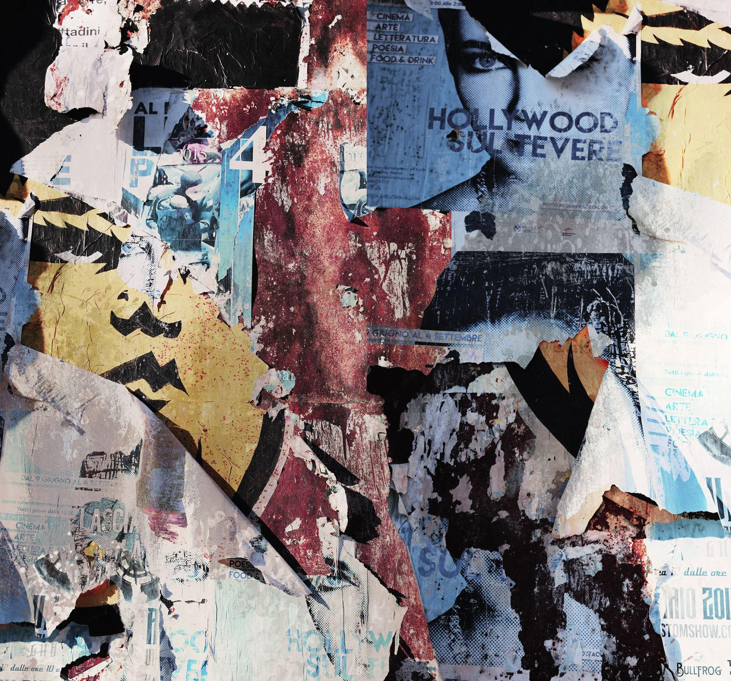 FOTOTAPETE Kunstwerk 300 x 280 cm - Multicolor, Papier (300/280cm) - Sanders & Sanders