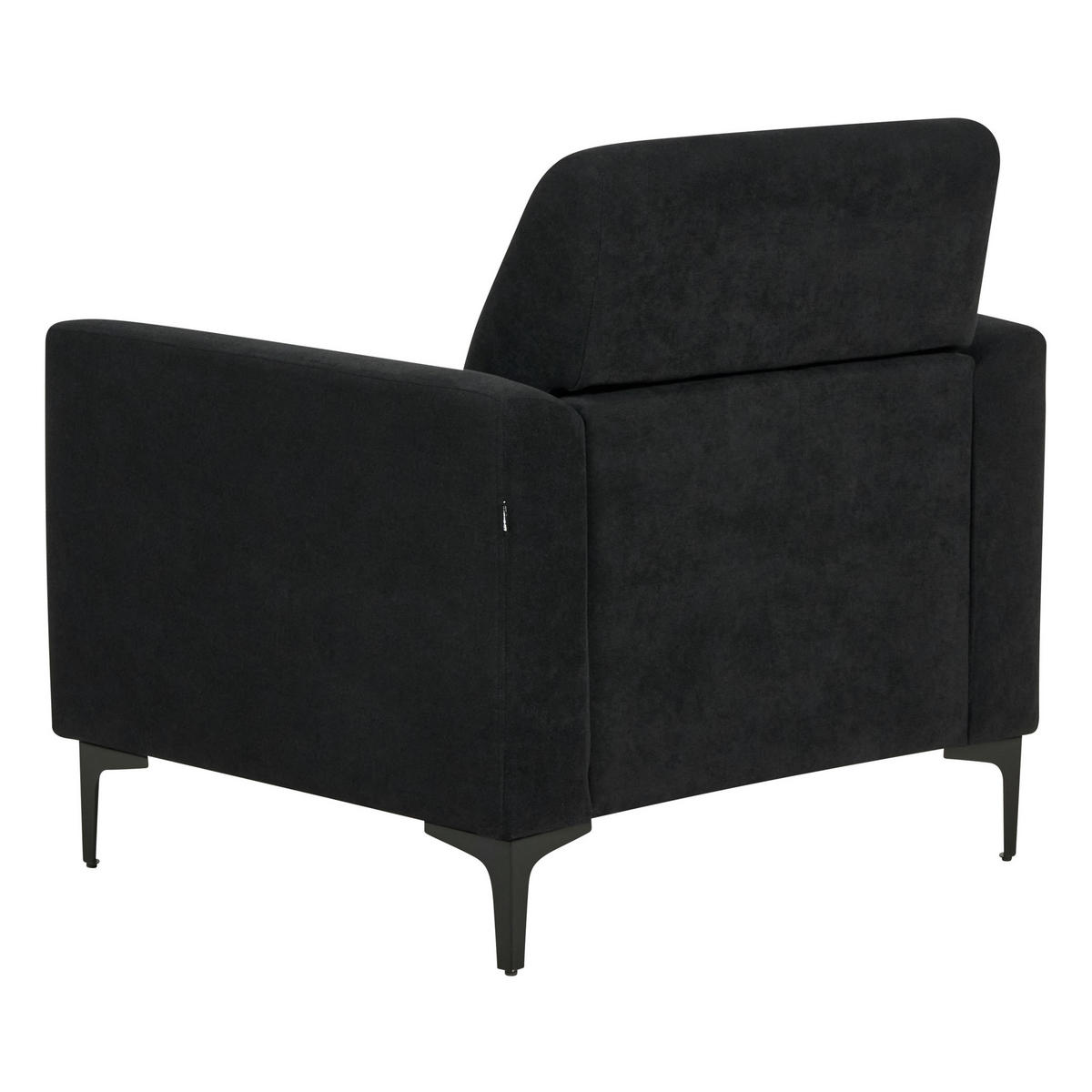 SESSEL schwarz Fenes - Schwarz, Textil (89/90/75cm) - Beliani